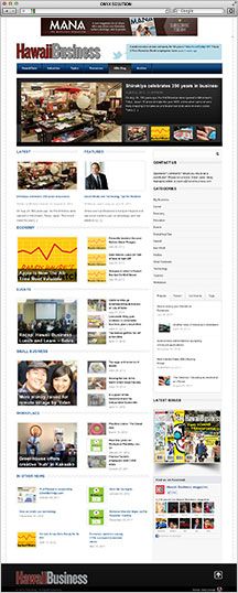 Hawaii Web Designer Hawaii Business Magazine