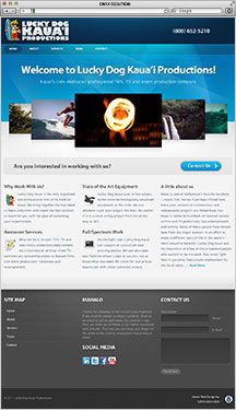 Hawaii Web Designer Lucky Dog Kauai