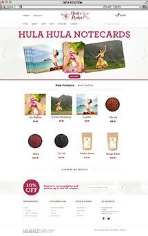 Hawaii Web Designer hula hula shop